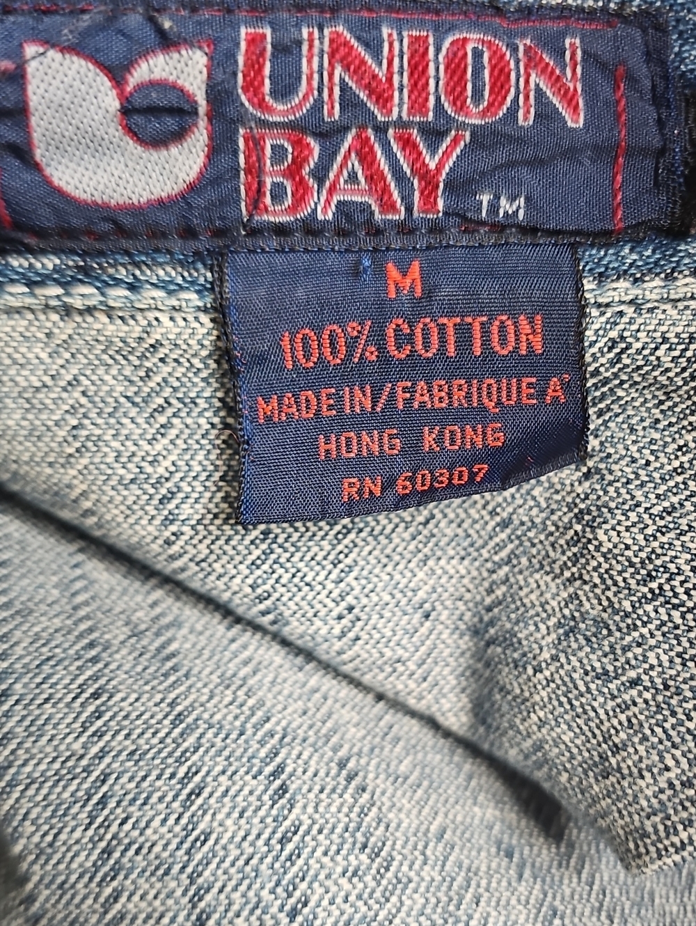 Y2K UNIONBAY 100% Cotton Womens Dark Blue Denim Jacket - Picture 7 of 7